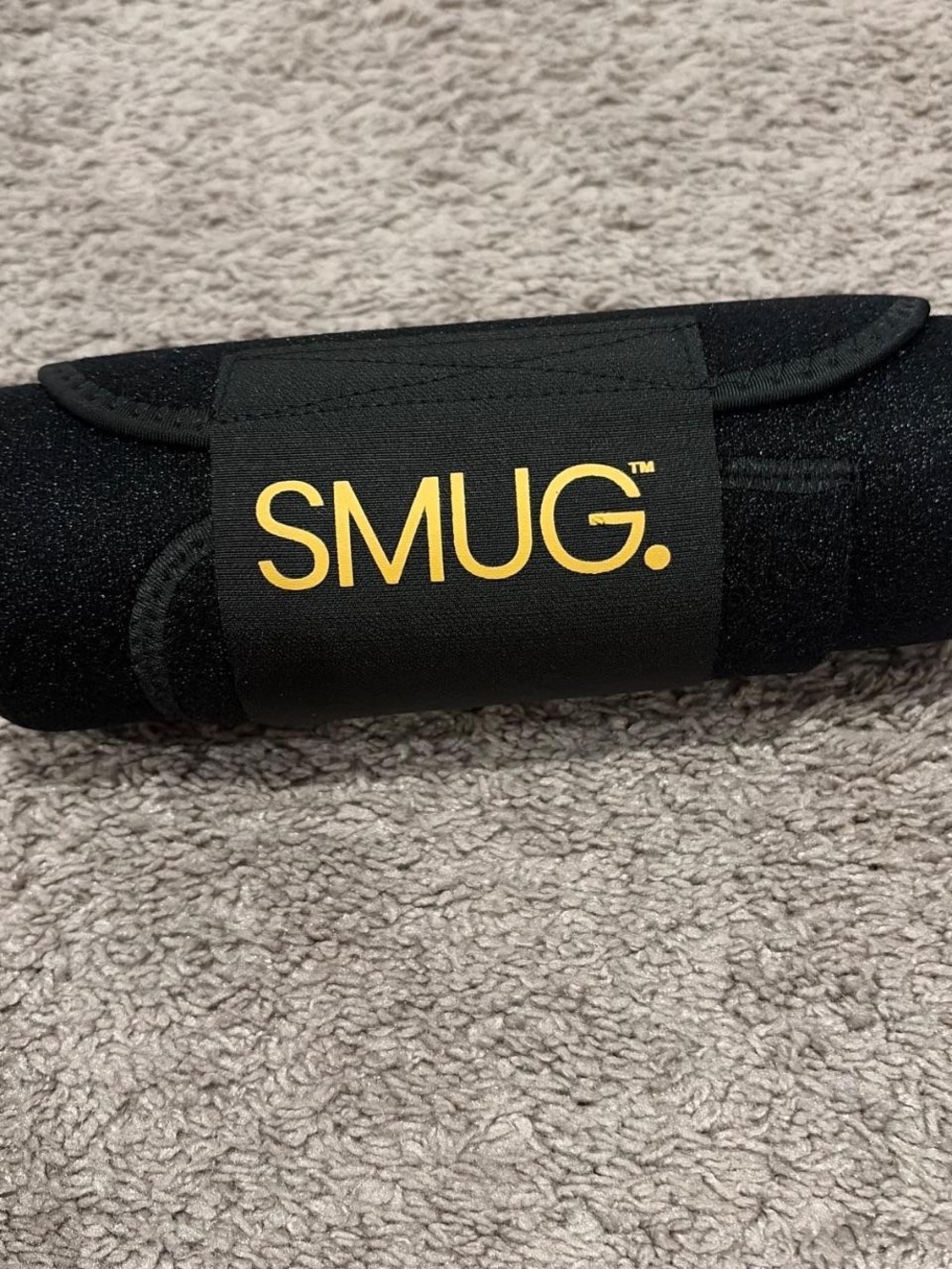SMUG Black Waist Trimmer for Women - Slimming Support Belt